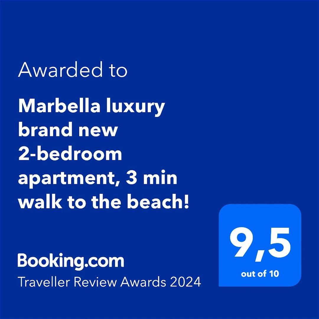 Marbella Luxury Brand New 2-Bedroom Apartment, 3 Min Walk To The Beach! エクステリア 写真